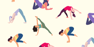 women yoga gym healthy exercise 5635784